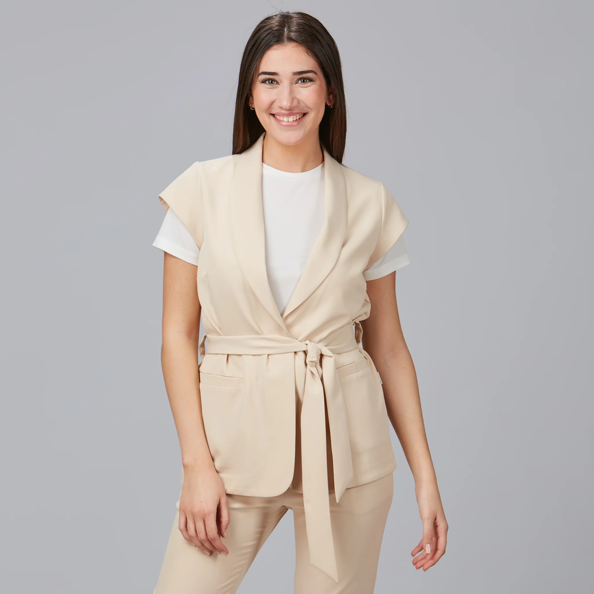 CHAQUETA MUJER CUELLO SMOKING MELI - Image 9
