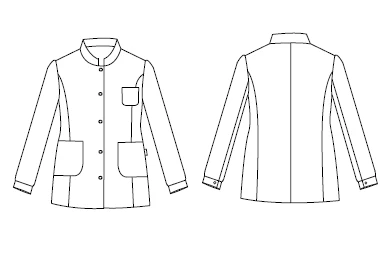 CHAQUETA MUJER MAO RAYA DIPLOMATICA - Image 3