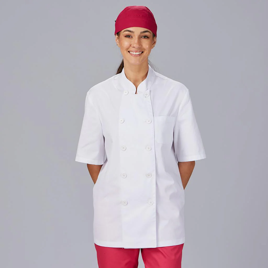 CHAQUETA UNISEX POPELIN FINO BLANCO M/C - Image 2