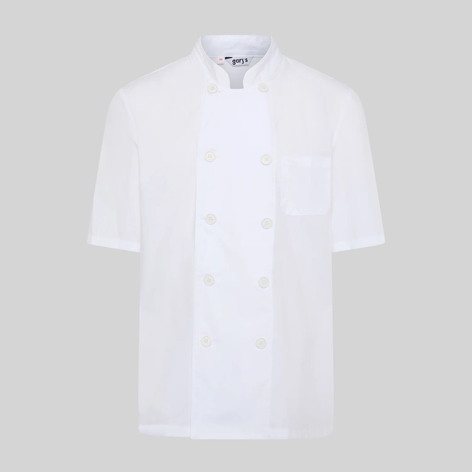 CHAQUETA UNISEX POPELIN FINO BLANCO M/C - Image 4