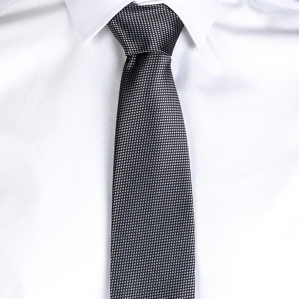CORBATA SIN NUDO JACQUARD OJO DE PERDIZ - Image 2
