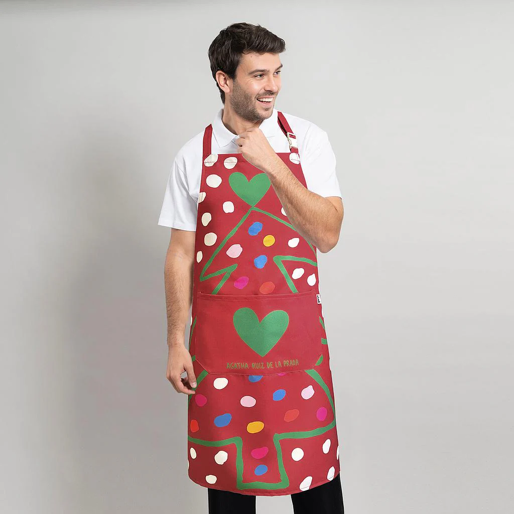 DELANTAL AGATHA NAVIDAD 80X68 CM - Image 4