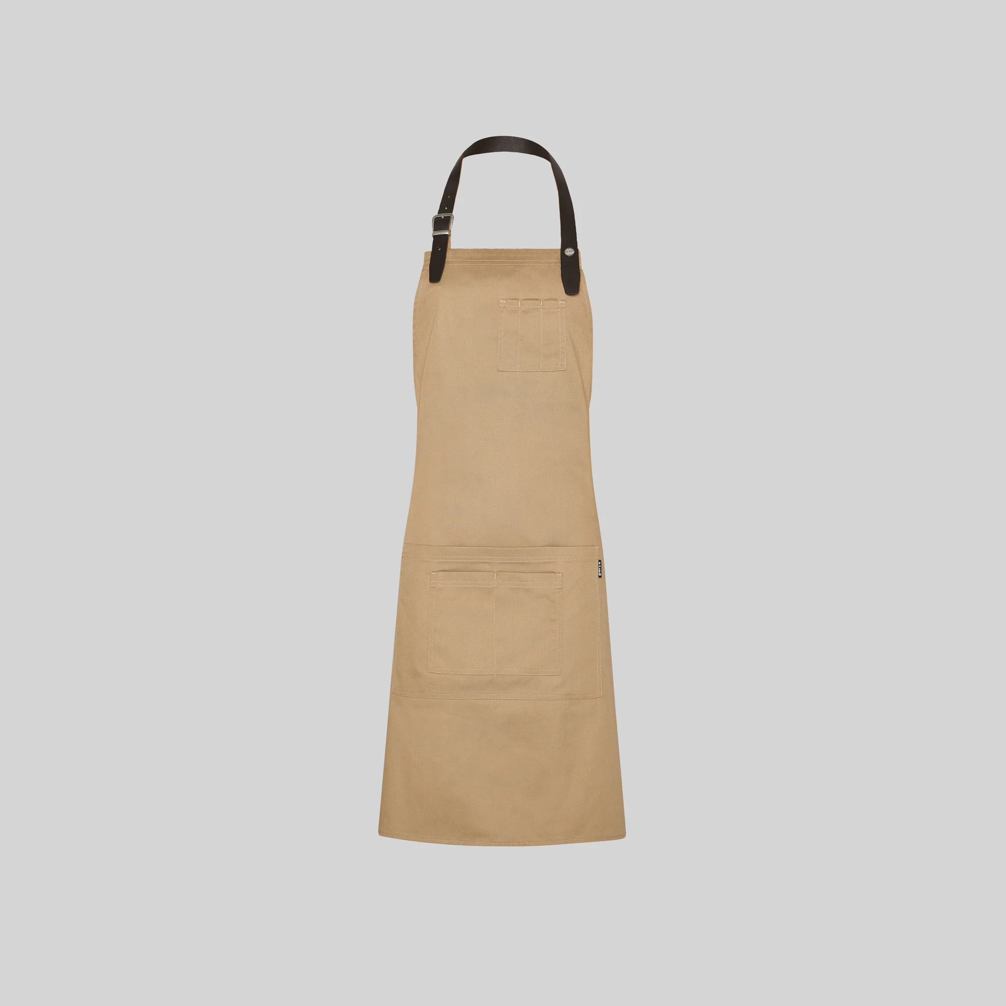 DELANTAL CON PETO CINTA DE CUERO 72X80 CM - Image 5