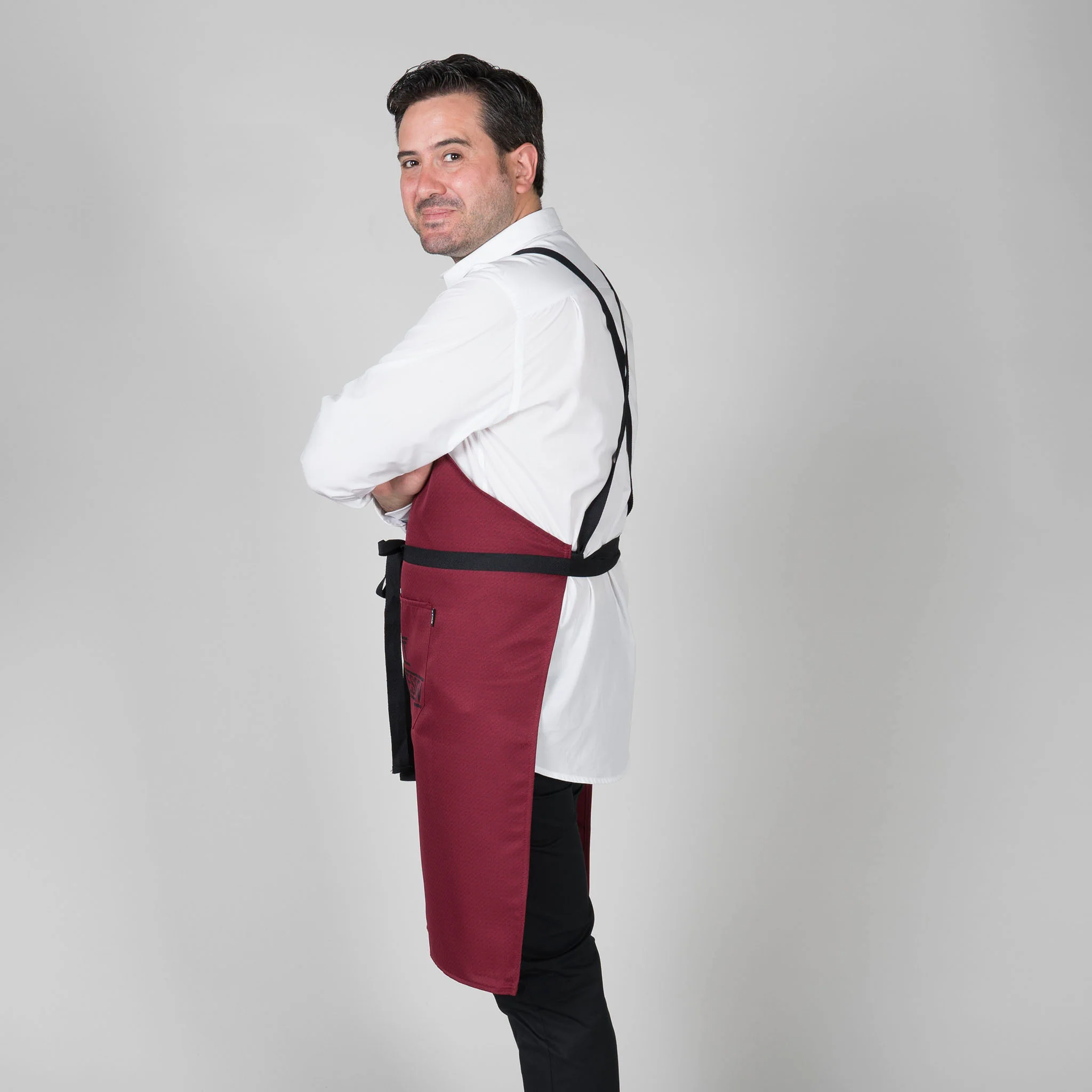 DELANTAL CON PETO GOURMET ESTAMPADO 92X75 CM - Image 4