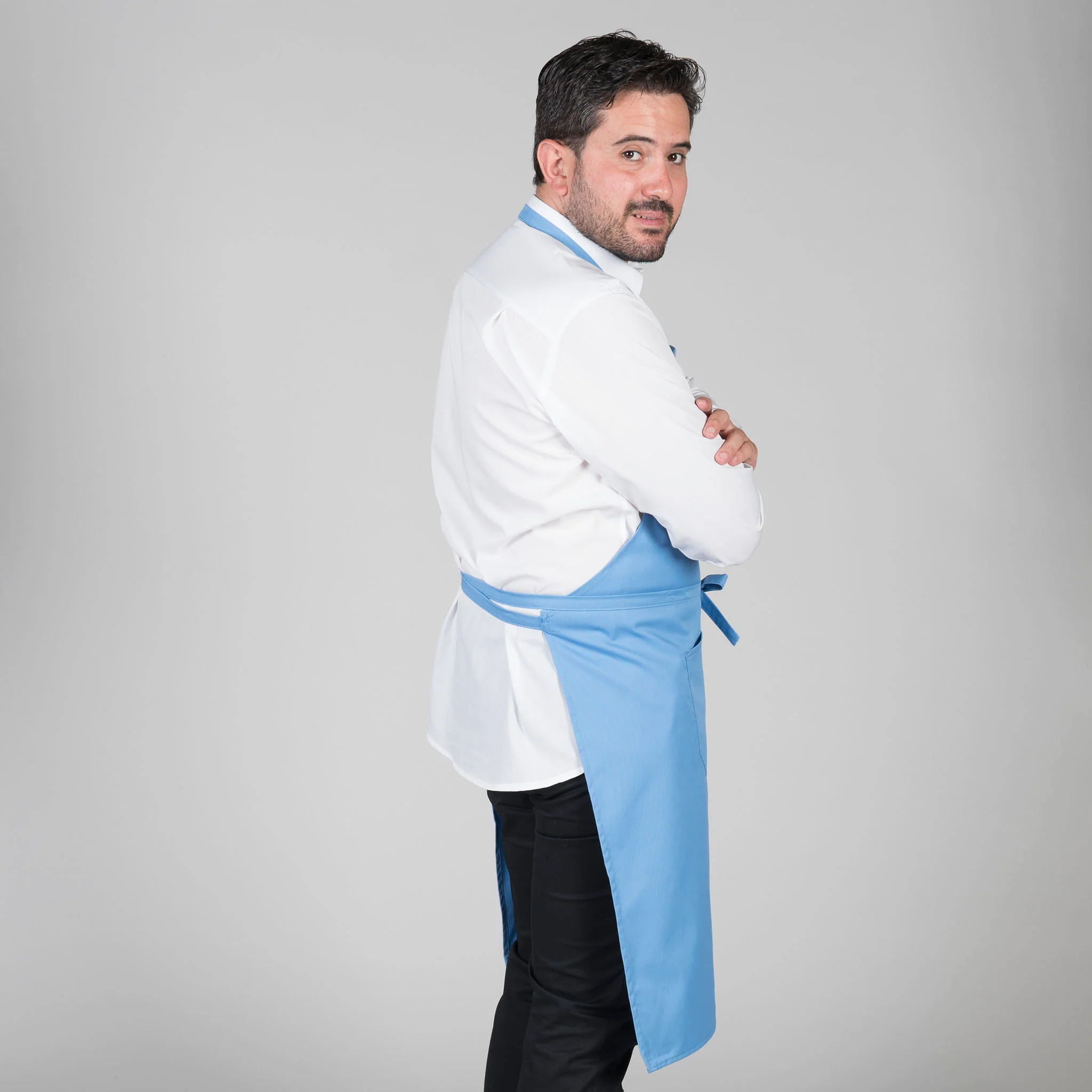 DELANTAL CON PETO Y BOLSILLO 90x75 CM SARGA - Image 3