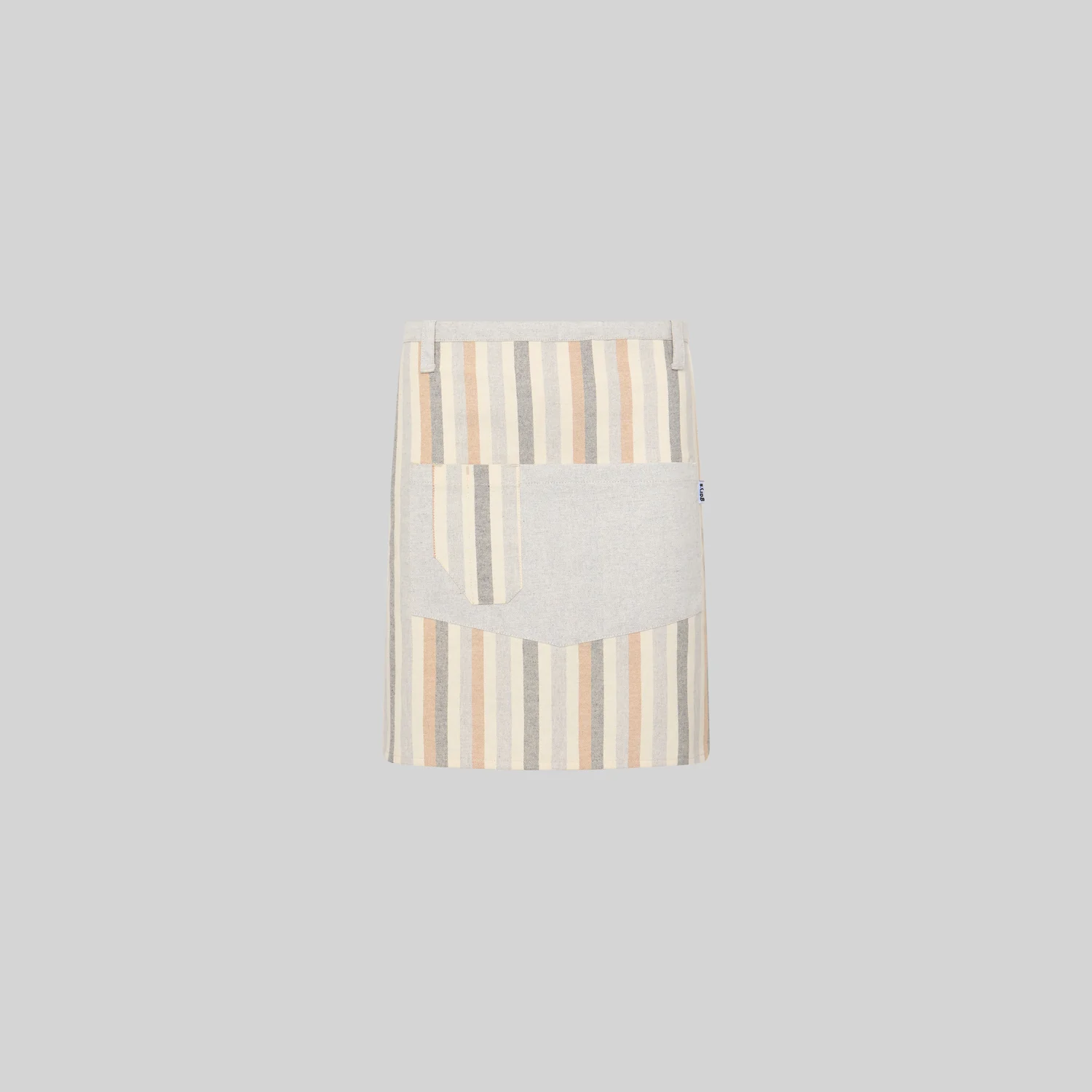 DELANTAL CORTO RAYAS COMBINADO 45X74 CM - Image 4