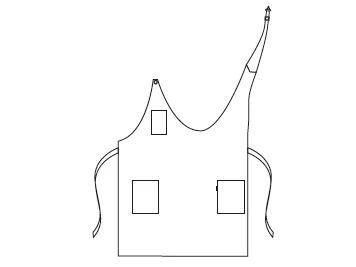 DELANTAL CRUZADO 86x91 CM - Image 6