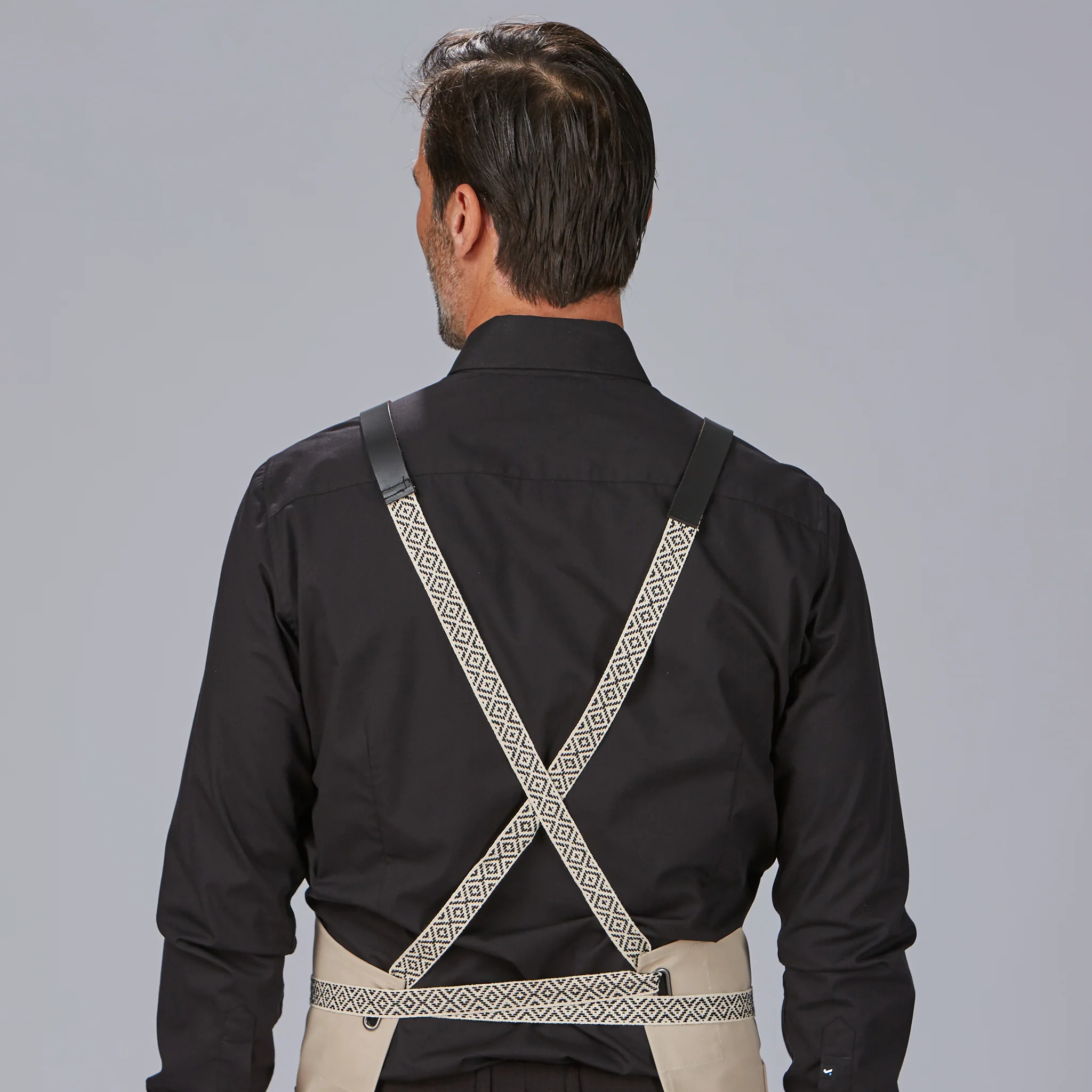DELANTAL PETO OLLADOS TIRAS COMBI 88X74 CM - Image 7