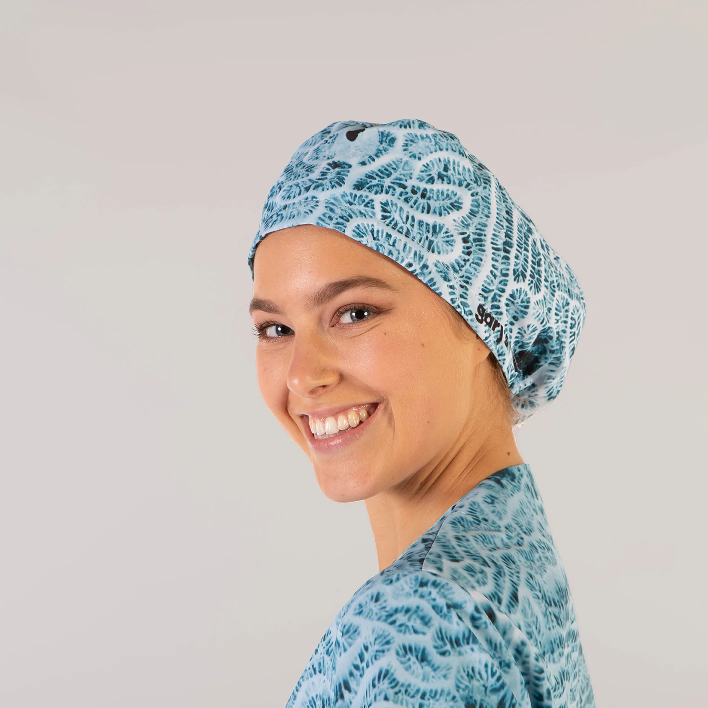 GORRO CIRUJANO GOMA TEJIDO RECICLADO - Image 3