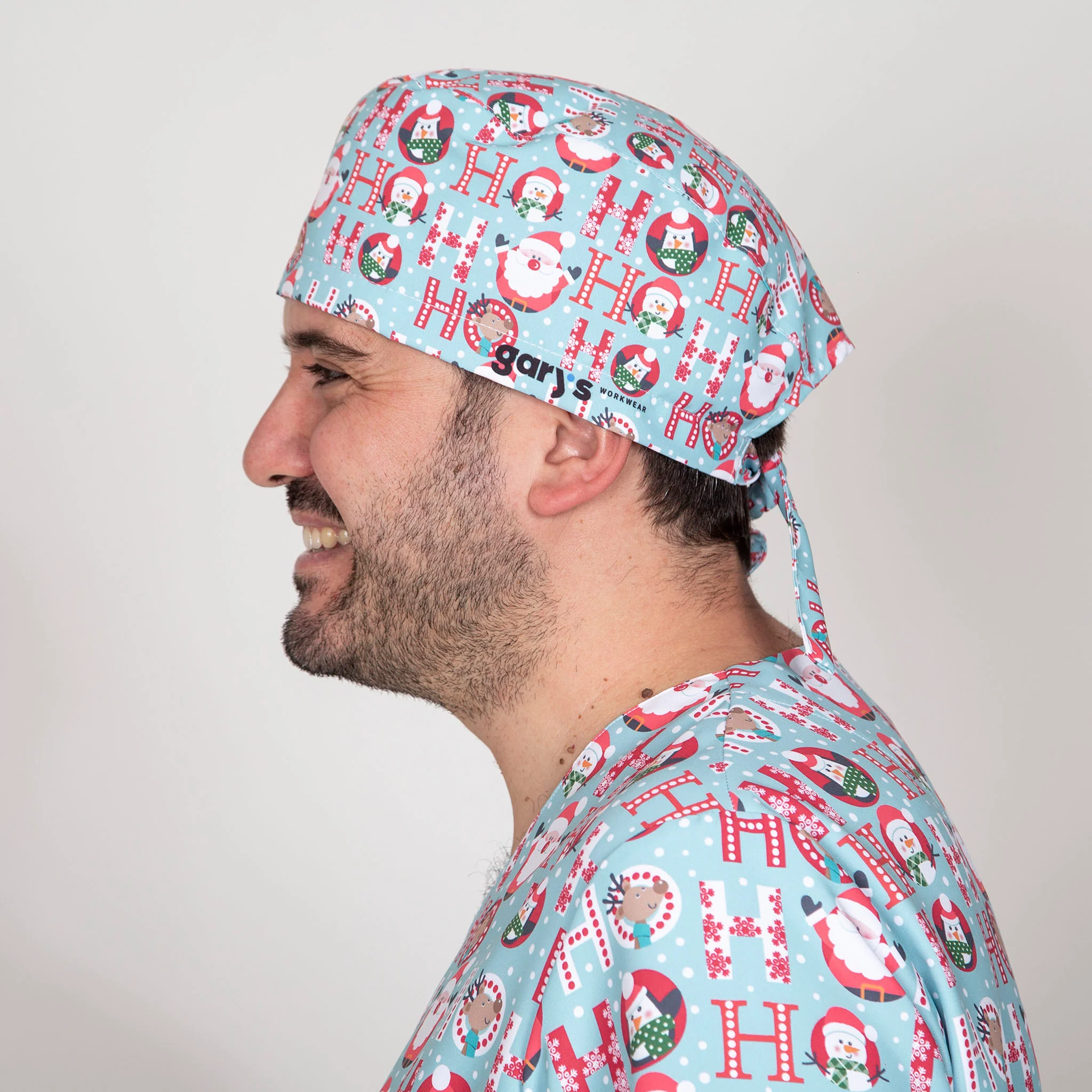GORRO CIRUJANO TIRAS NAVIDAD SANTAS - Image 3