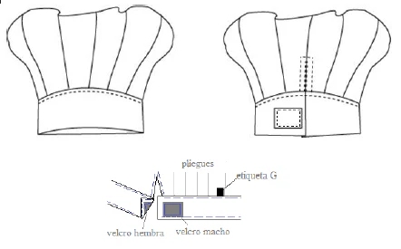 GORRO GRAN CHEF TEJIDO RECICLADO Y ORGANICO KLOPMAN - Image 5