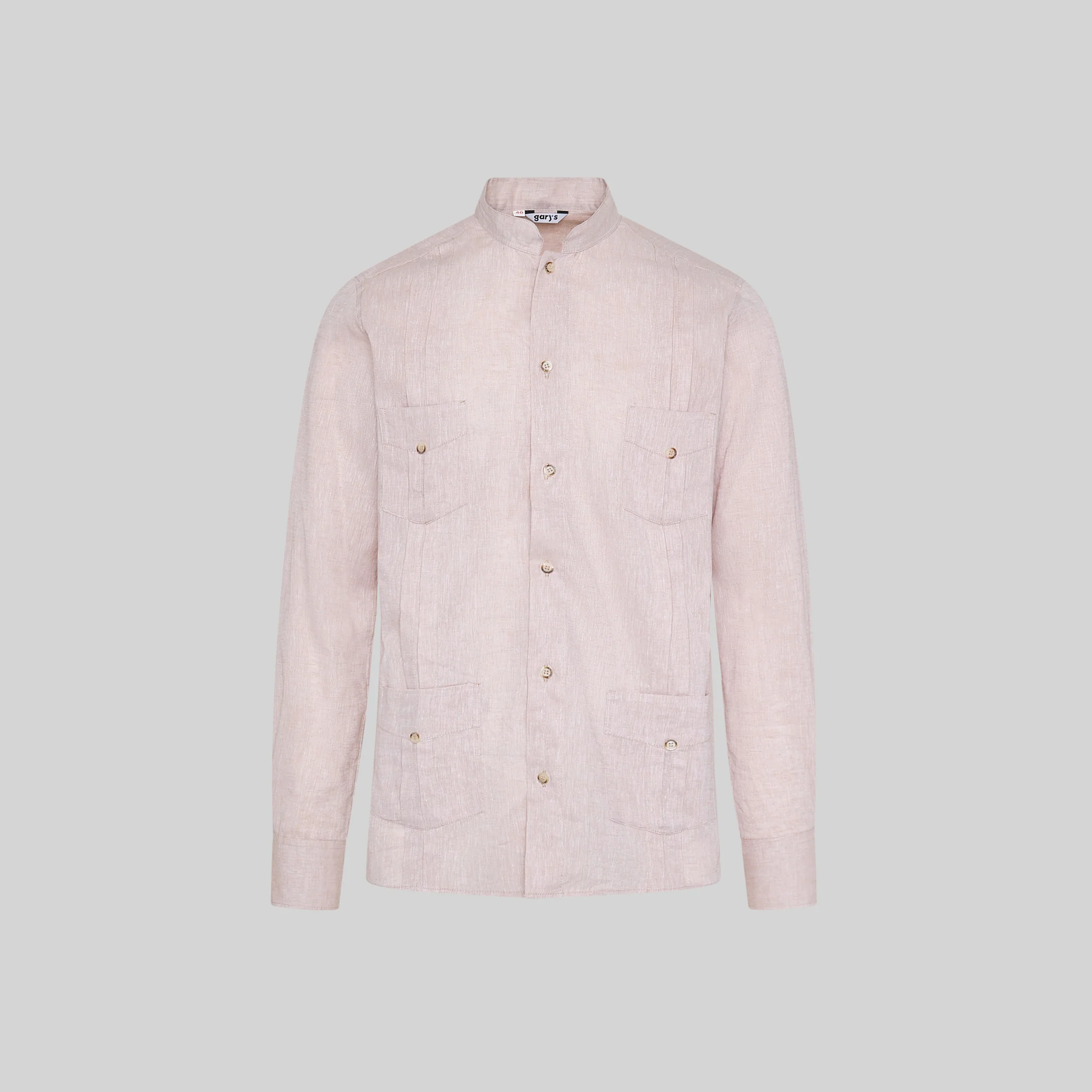 GUAYABERA HOMBRE CUELLO MAO BORNEO - Image 12