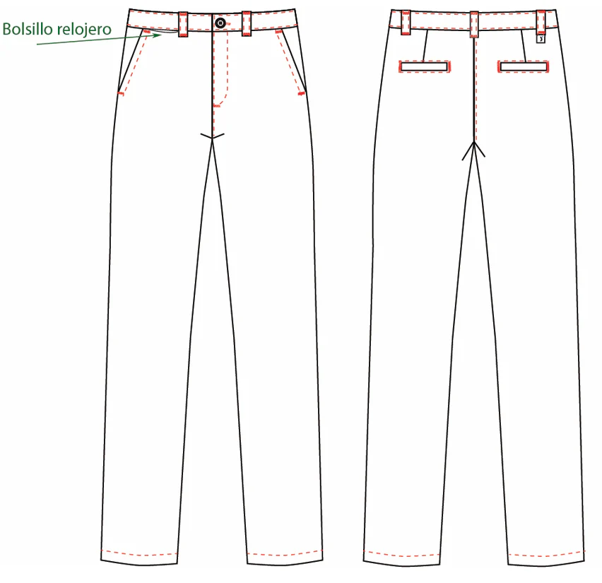 PANTALON HOMBRE CHINO CHEVIOT - Image 5