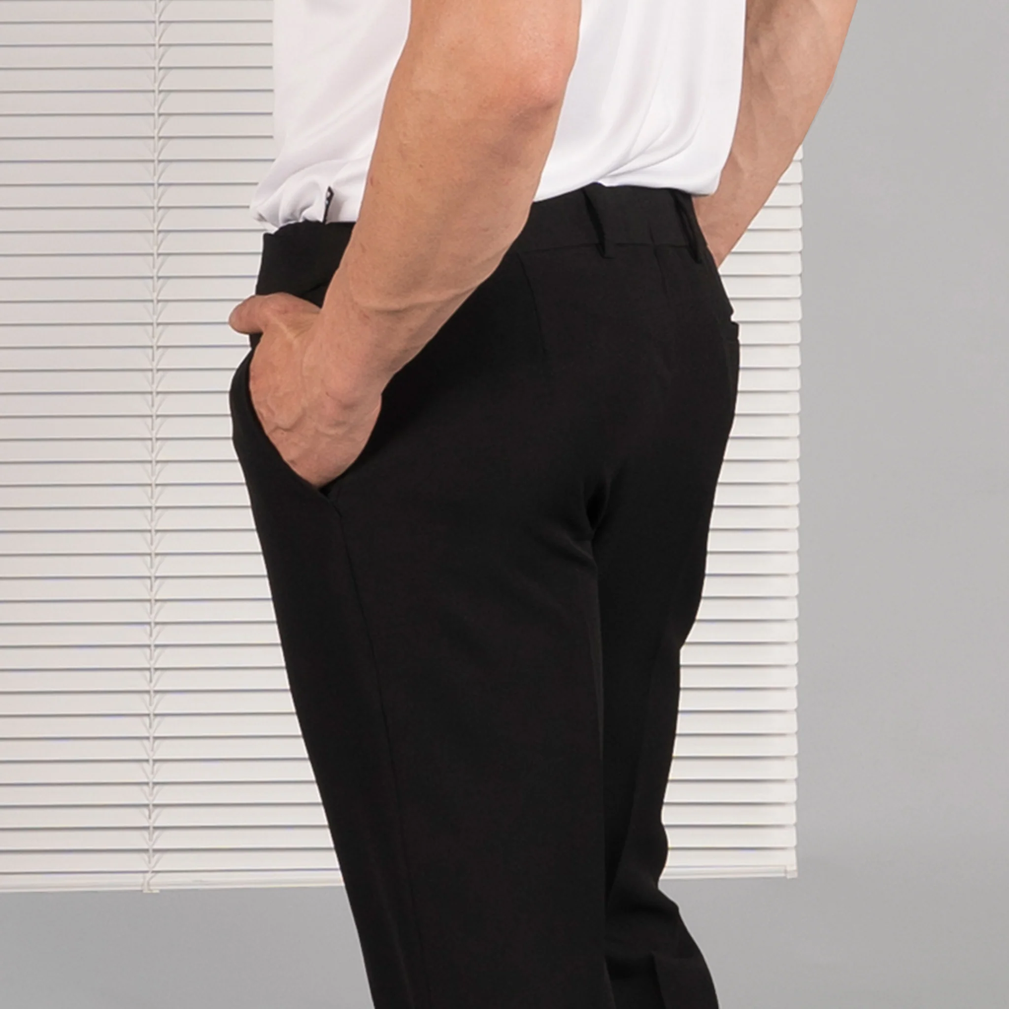 PANTALON HOMBRE GOMA INTERIOR EN LADOS DE CINTURA - Image 4