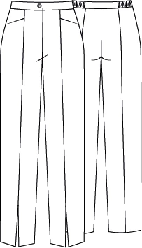PANTALON MUJER ABERTURA CENTRAL EN BAJO - Image 9