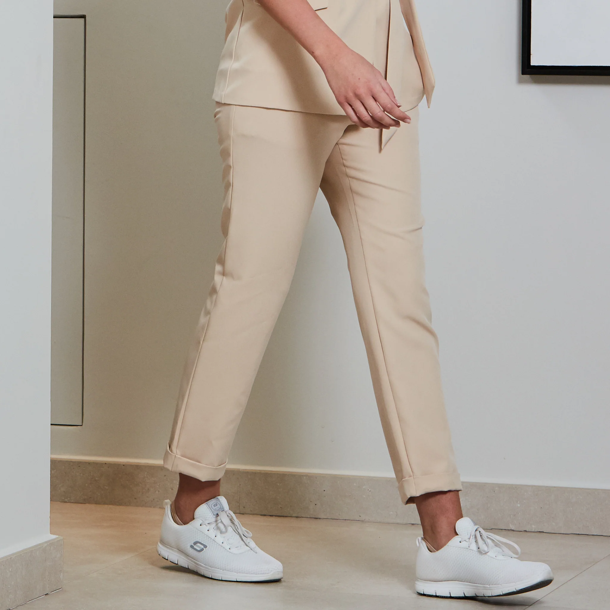 PANTALON MUJER BIELASTICO BAJO VUELTO - Image 9