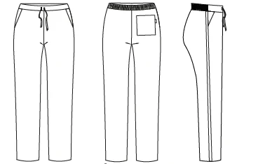 PANTALON MUJER ESTAMPADO LINEA LATERAL - Image 4