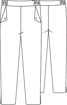 PANTALON MUJER GOMA COSTADOS - Image 8