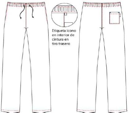 PANTALON UNISEX CON CORDON PLANET TEJIDO RECICLADO MICROFIBRA - Image 3