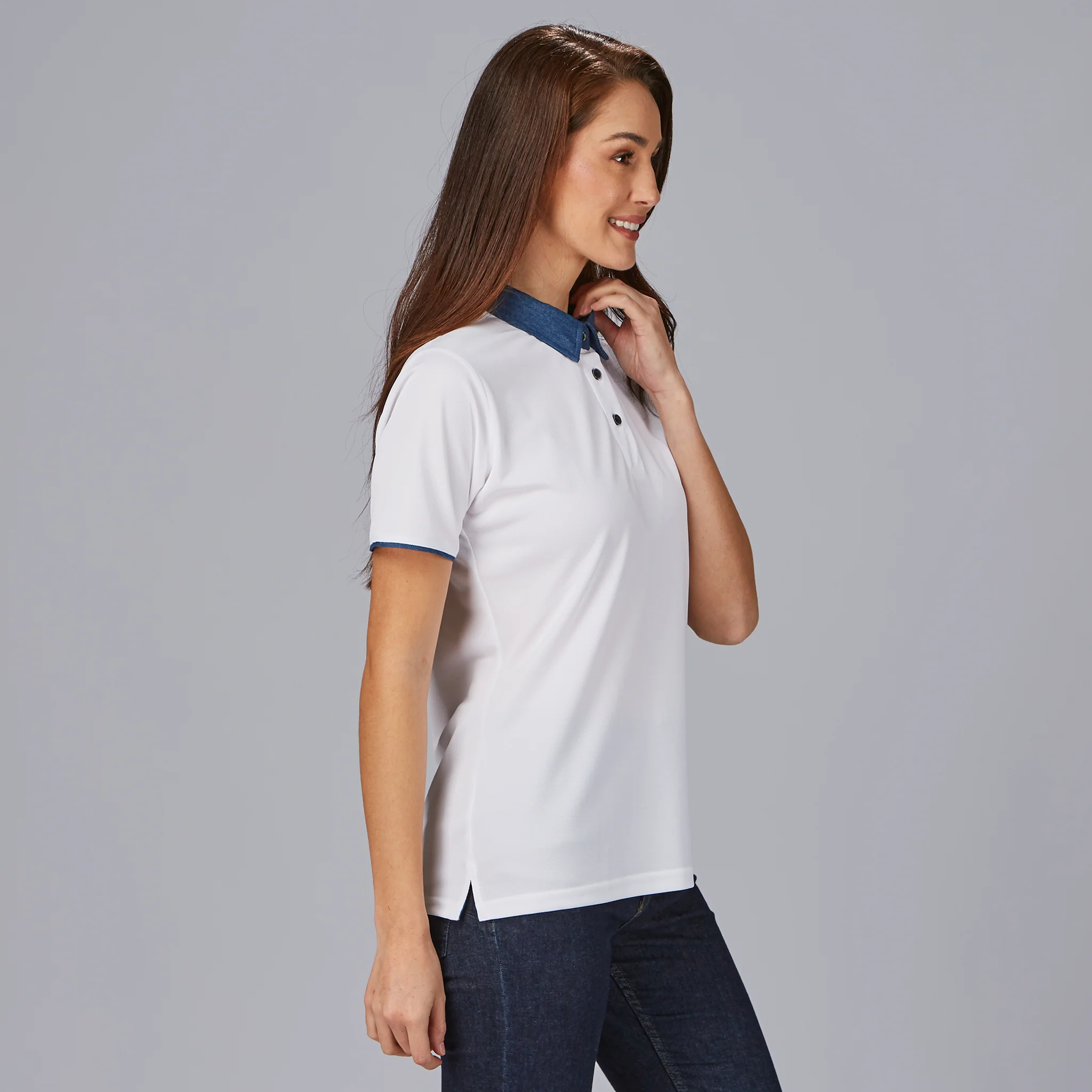 POLO MUJER CUELLO CAMISERO TEJANO - Image 4