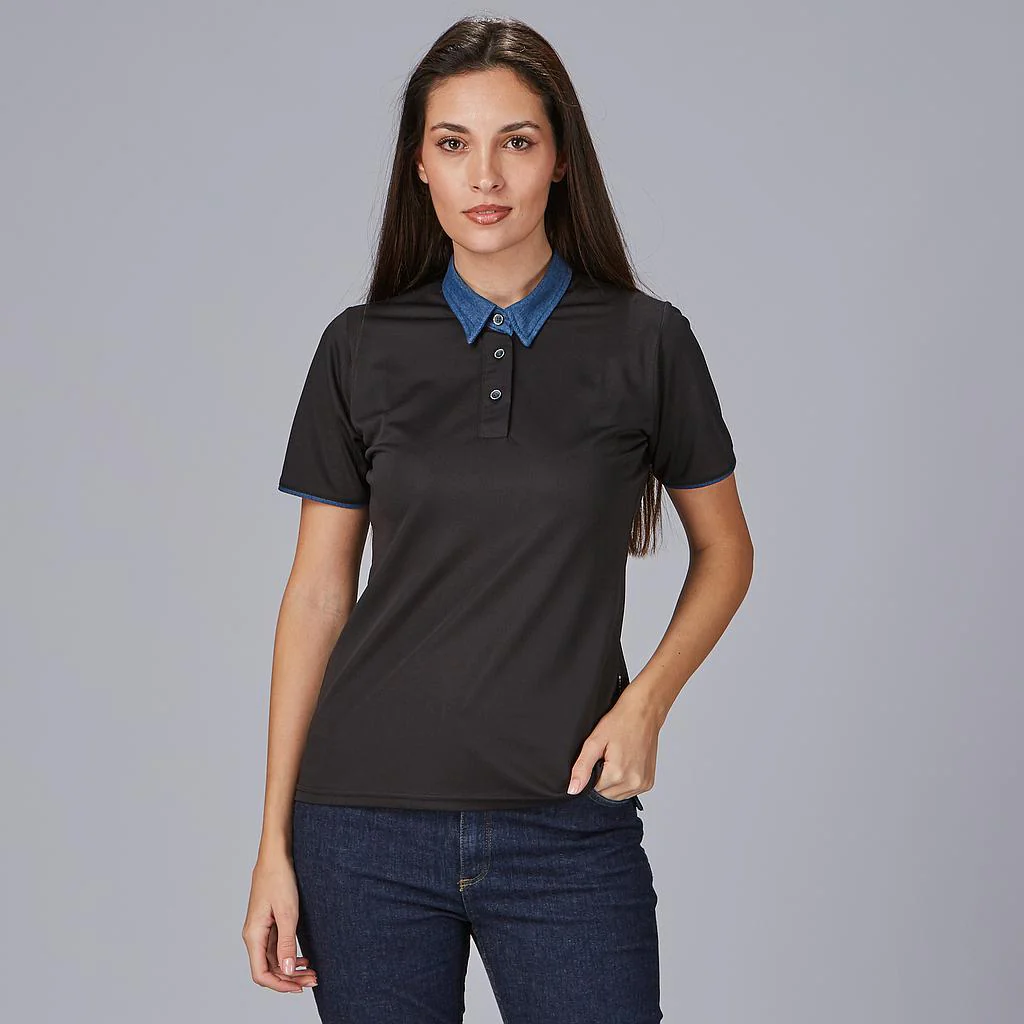 POLO MUJER CUELLO CAMISERO TEJANO - Image 7