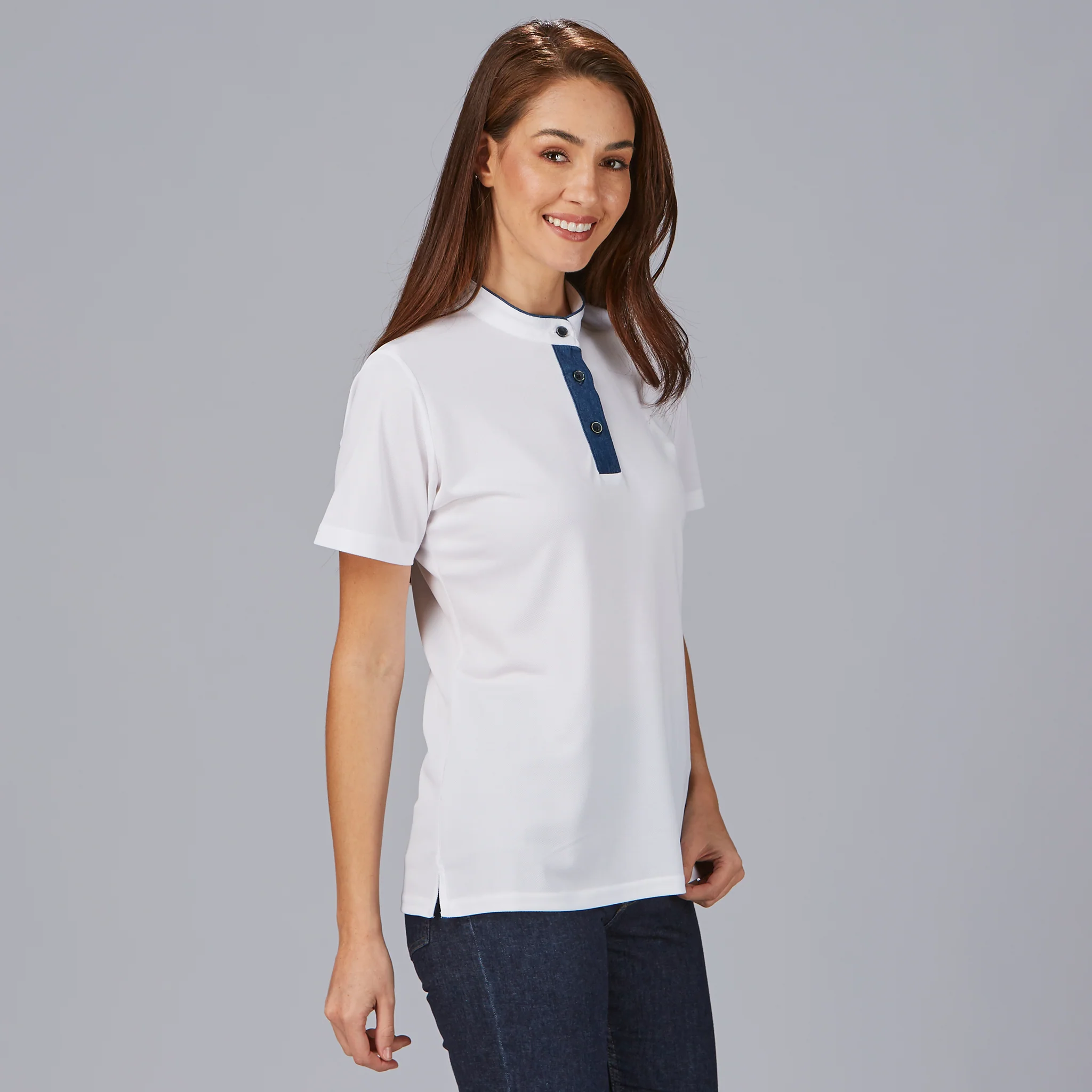POLO MUJER CUELLO MAO TEJANO - Image 4