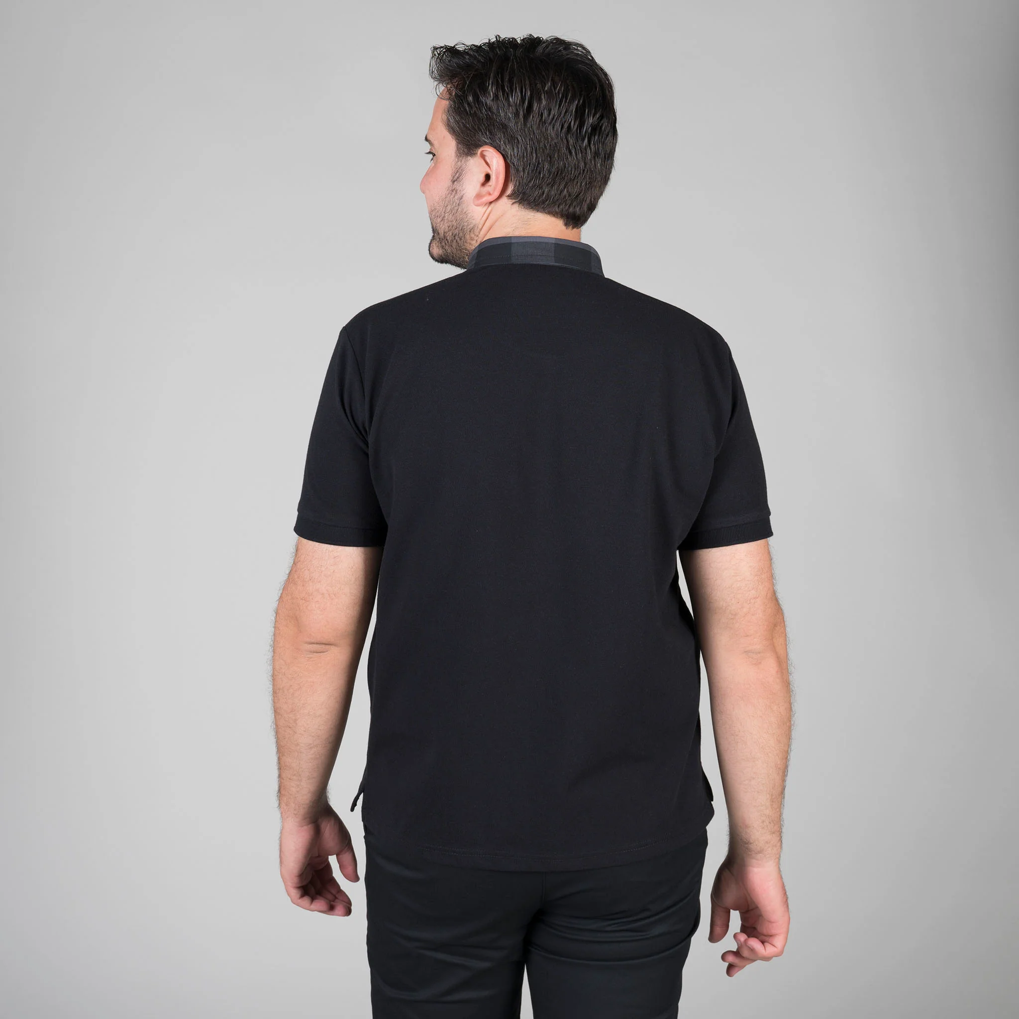 POLO NEGRO HOMBRE M/C C/CAMISERO - Image 3