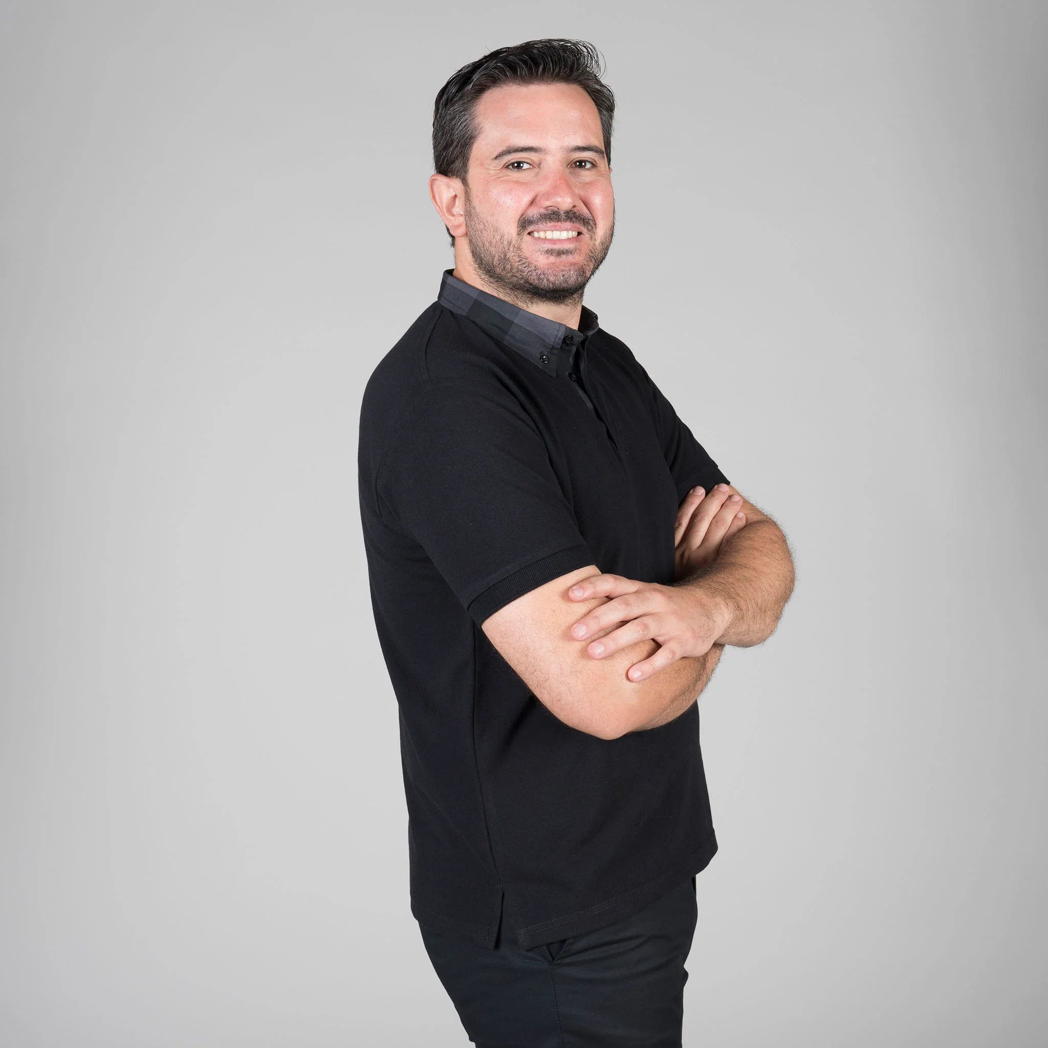 POLO NEGRO HOMBRE M/C C/CAMISERO - Image 4