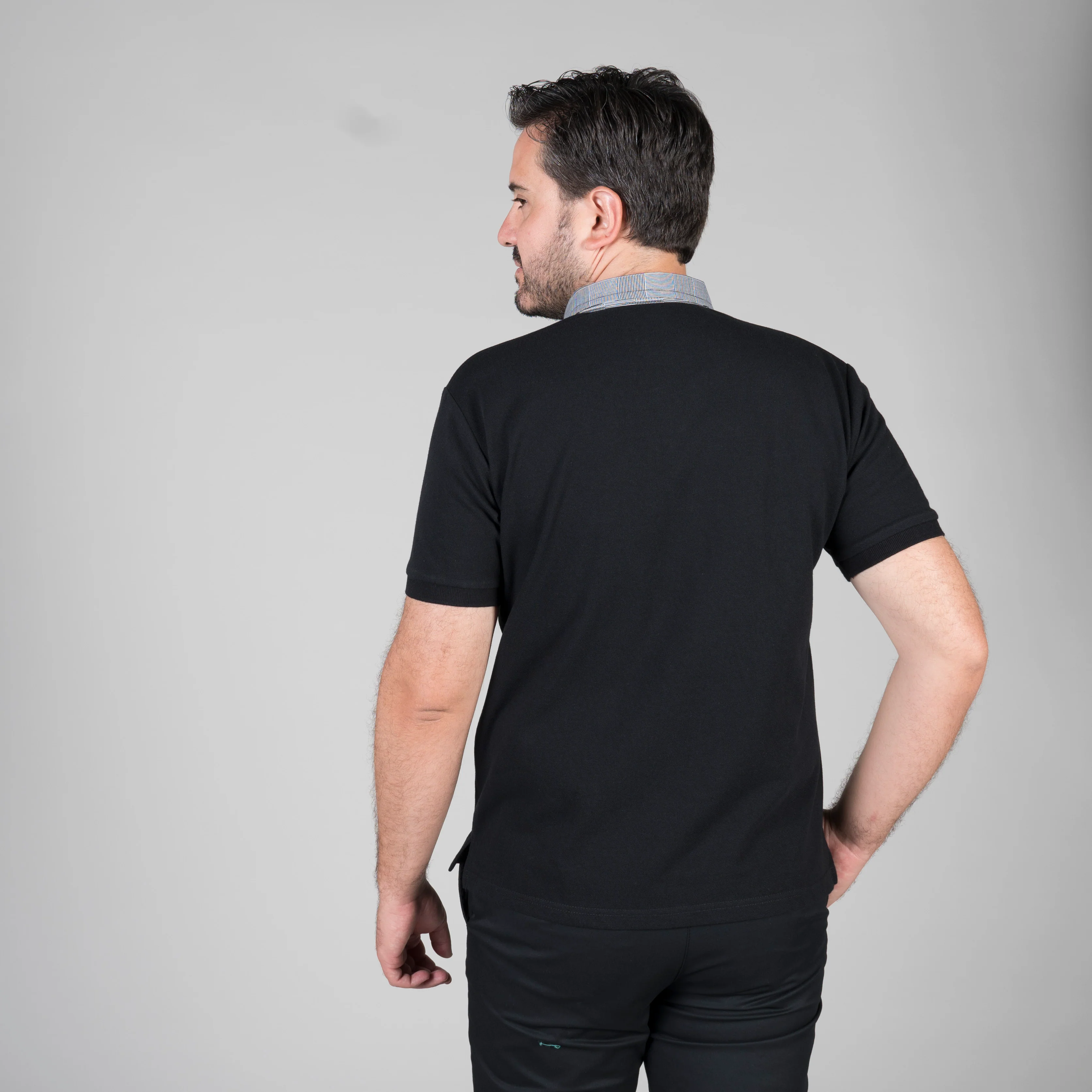 POLO NEGRO HOMBRE M/C C/CAMISERO - Image 8