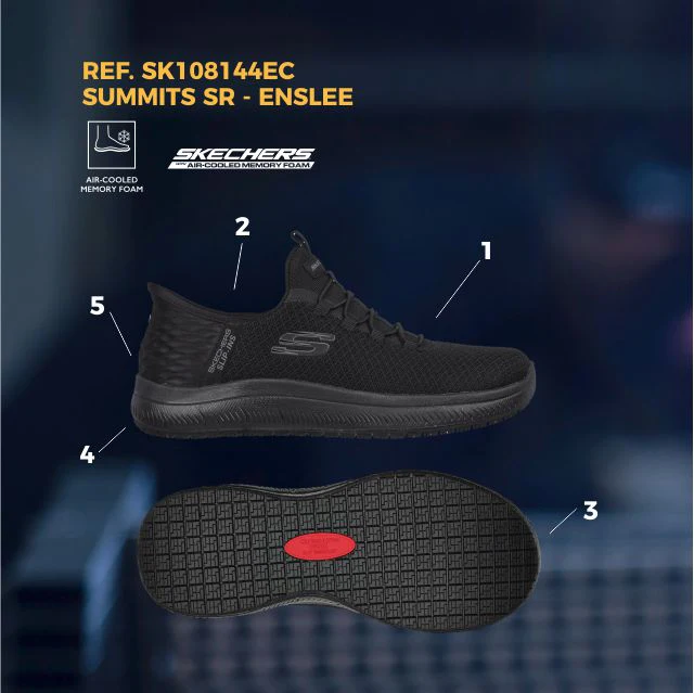 SLIP-INS WORK: SUMMITS SR - ENSLEE SKECHERS MUJER - Image 7