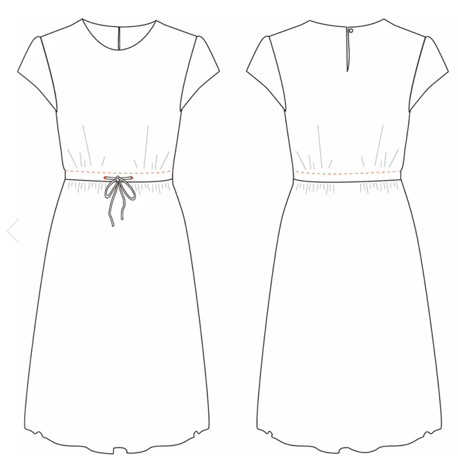 VESTIDO CON CORDON TRIVIAL - Image 12