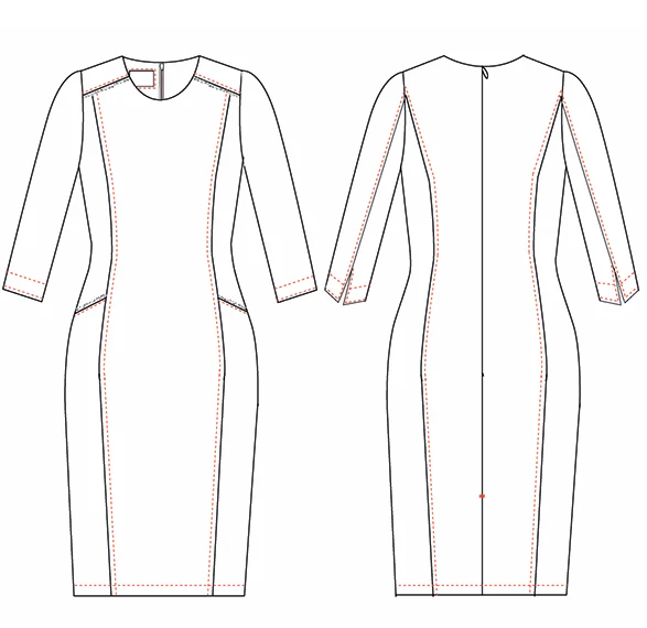 VESTIDO CREMALLERA METALICA TRENDER - Image 6